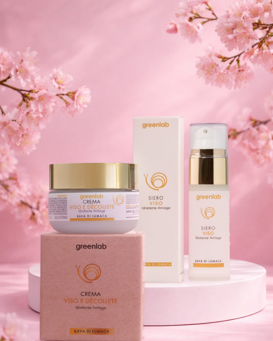 Crema viso décolleté + Siero Antiage: TRATTAMENTO ANTI-ETÀ PER PELLI GRASSE
