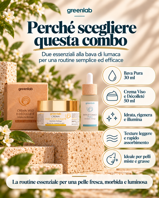 Crema Rigenerante + Bava di Lumaca Pura 30ml, TRATTAMENTO COMPLETO VISO E DÉCOLLETÉ