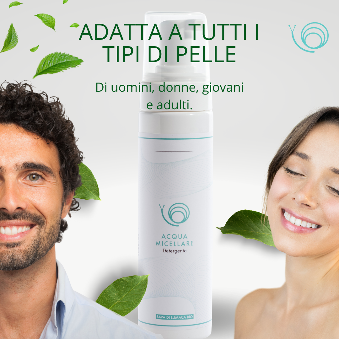 Mousse Detergente Viso e Collo - Per una pelle pulita, fresca e luminosa