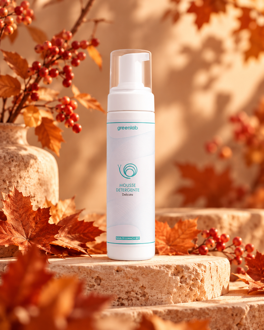 Mousse Detergente Viso e Collo - Per una pelle pulita, fresca e luminosa