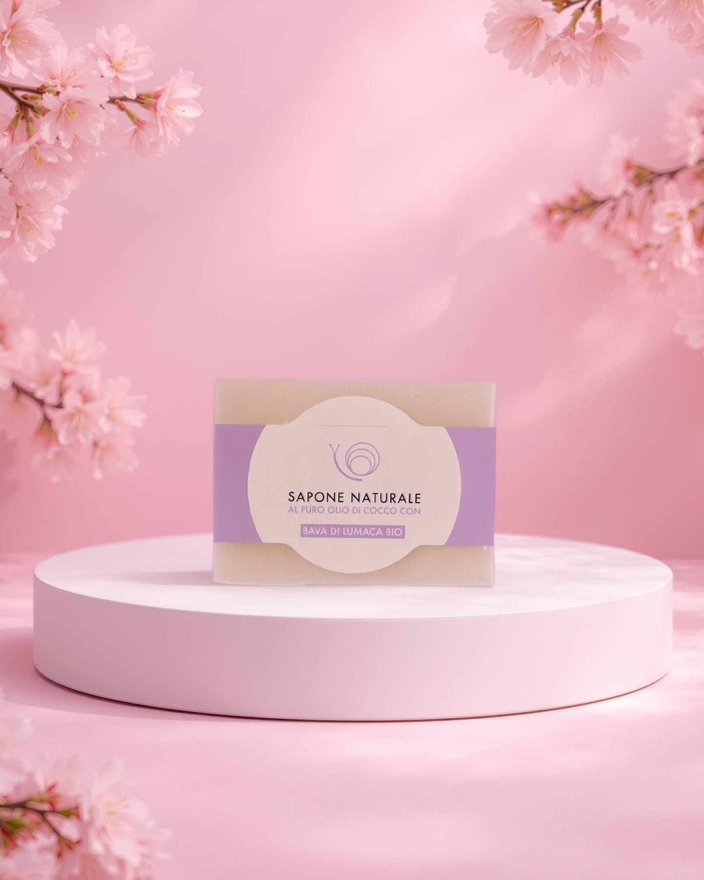 Sapone mani viso Olio di cocco e Bava di lumaca