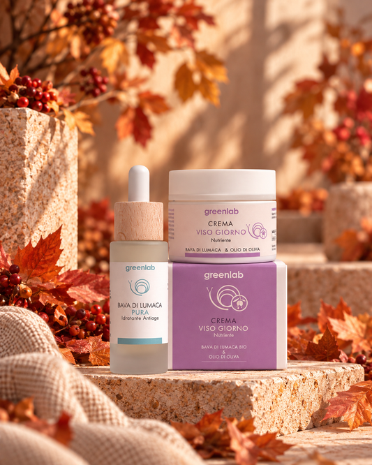 Crema nutriente + Bava pura - Trattamento Intensivo per pelli secche e sensibili