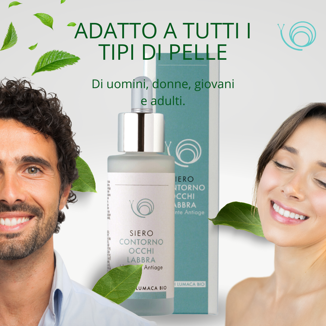 Siero contorno occhi labbra antiage idratante rimpolpante