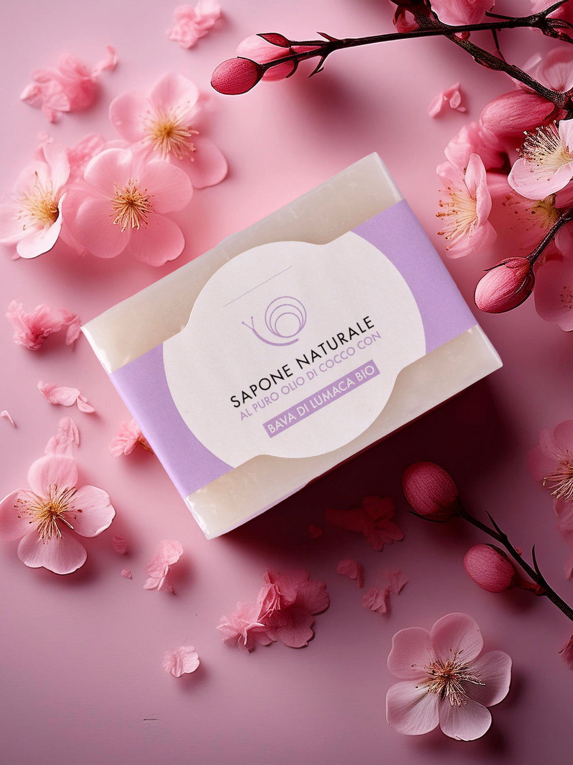 Face hand soap Coconut oil and snail slime