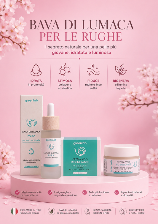 Bava di Lumaca per le Rughe: Benefici, Come Funziona e Quale Routine Utilizzare