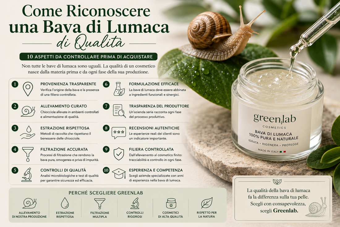 Come Riconoscere una Bava di Lumaca di Qualità: 10 Aspetti da Controllare Prima di Acquistare