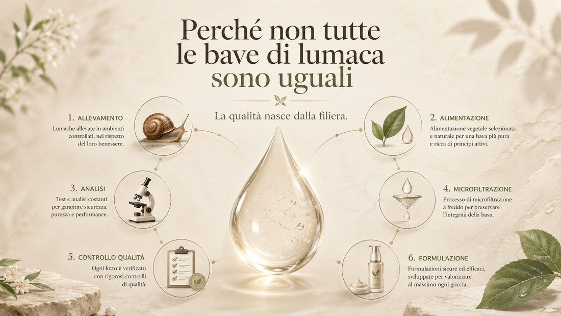 Perché Non Tutte le Bave di Lumaca Sono Uguali? La Guida Definitiva