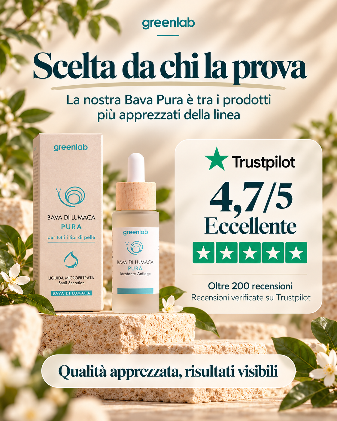 Bava di Lumaca Pura - Per tutti i problemi della pelle