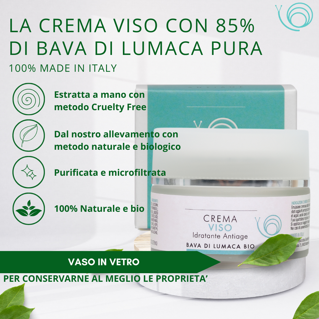 Crema Idratante & Siero Bava Pura 50ml Spray - Duo Rigenerante per una Pelle Perfetta