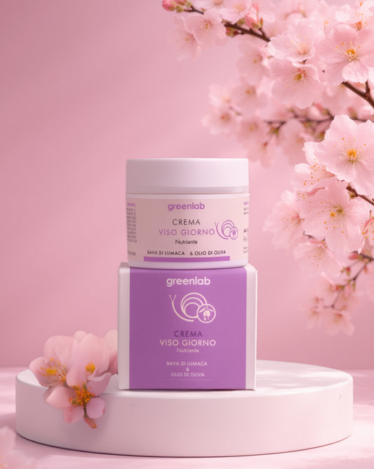 Snail slime and olive oil face cream