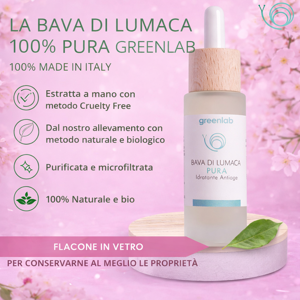 Bava di Lumaca Pura - Per tutti i problemi della pelle
