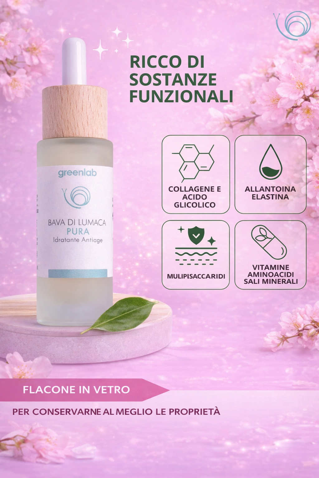 Bava di Lumaca Pura - Per tutti i problemi della pelle