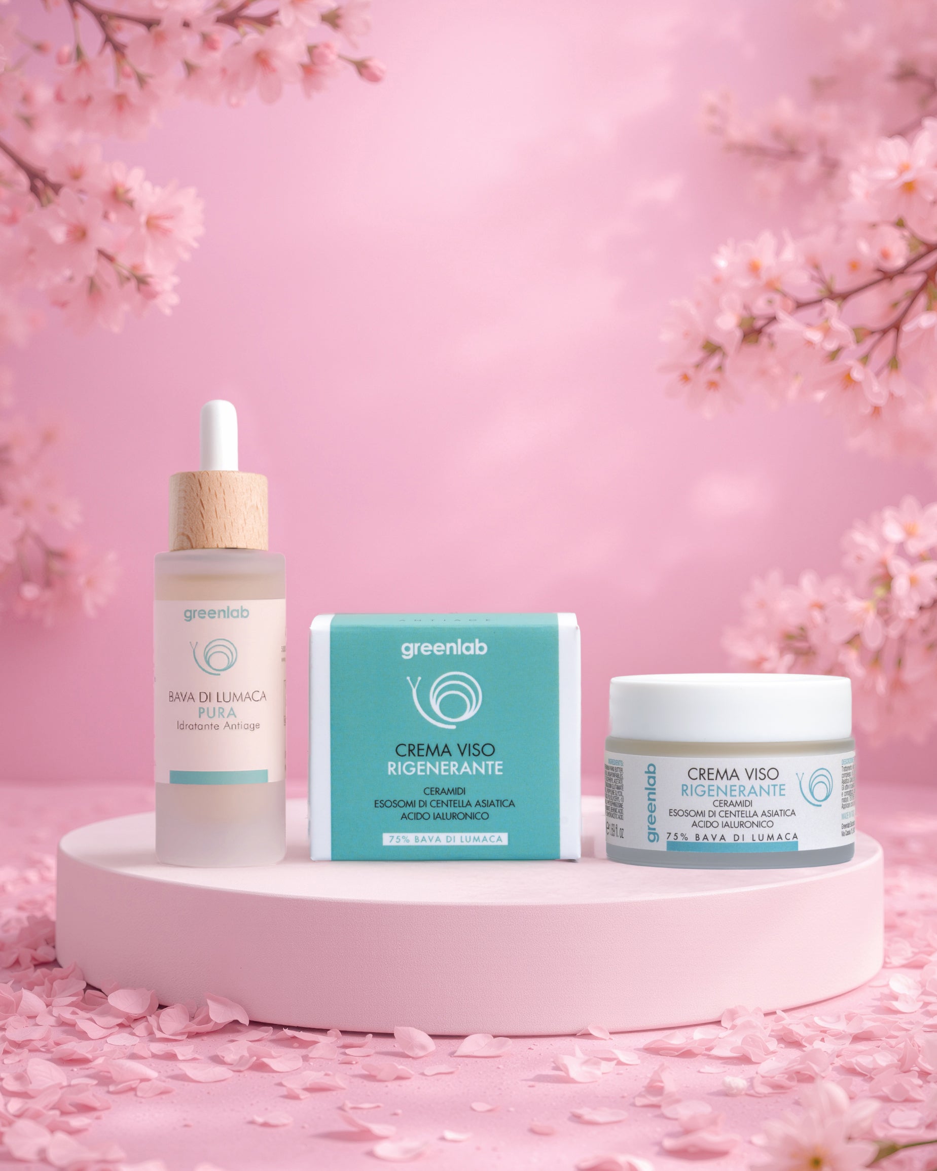 Crema viso Idratante e Rigenerante Antiage + Bava Pura al 100% - LA BASE DELLA SKIN CARE PER TUTTI I TIPI DI PELLE