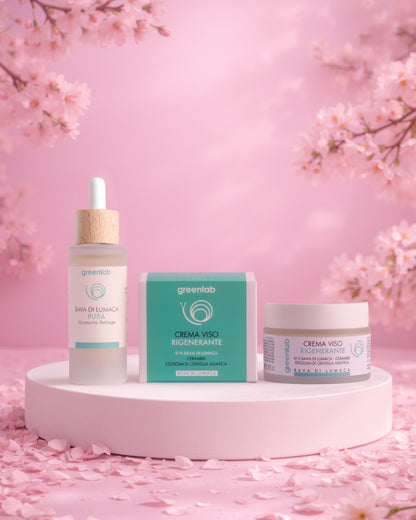 Crema viso Idratante e Rigenerante Antiage + Bava Pura al 100% - LA BASE DELLA SKIN CARE PER TUTTI I TIPI DI PELLE