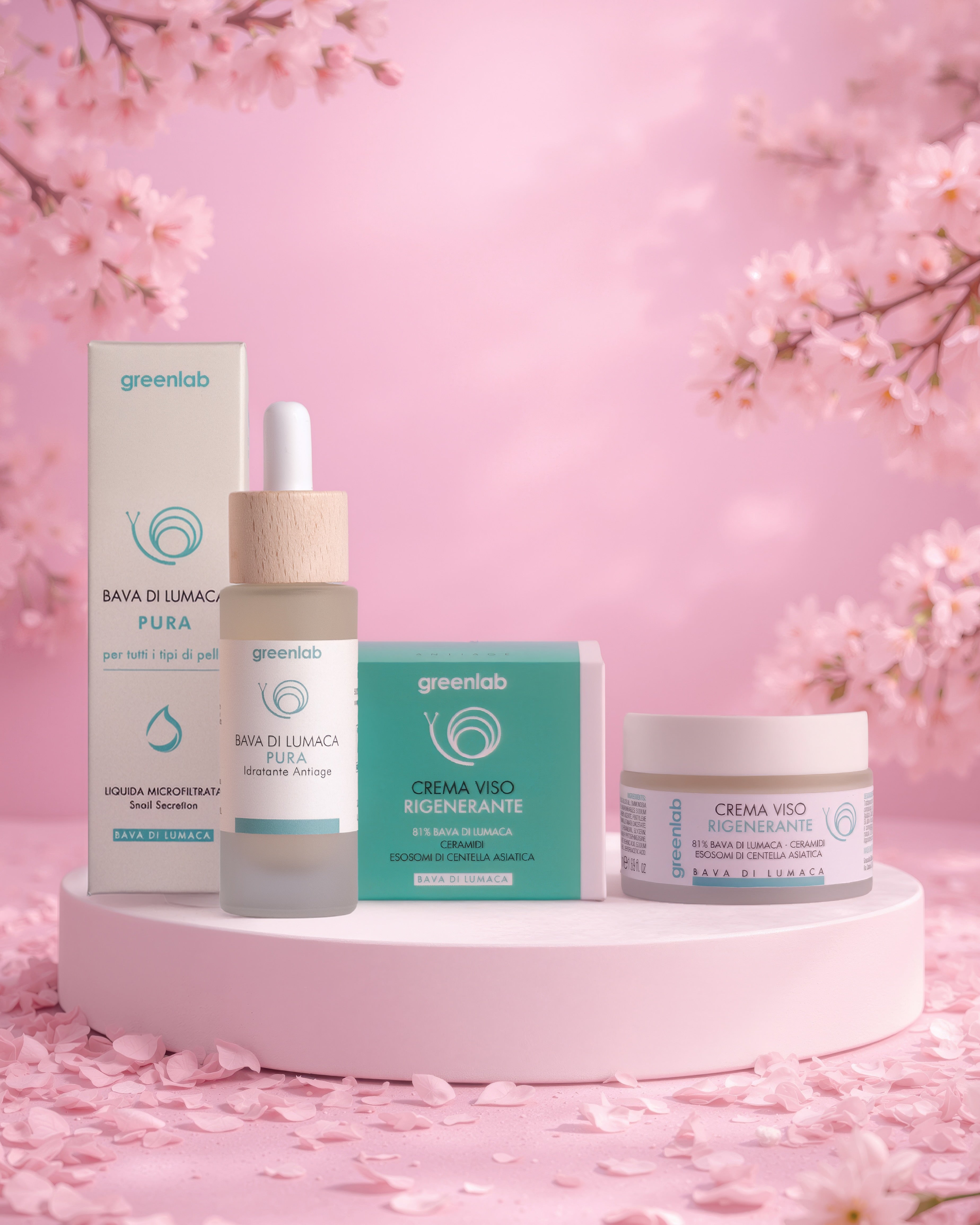 Crème visage + Sérum bave pure