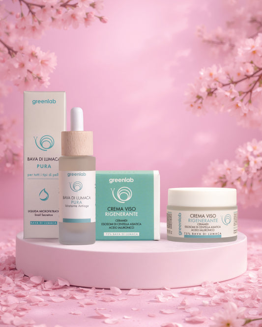 Crema viso Idratante e Rigenerante Antiage + Bava Pura al 100% - LA BASE DELLA SKIN CARE PER TUTTI I TIPI DI PELLE