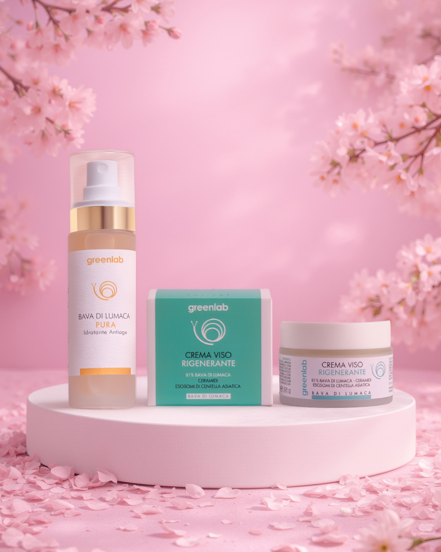 Crema viso Idratante e Rigenerante Antiage + Bava Pura al 100% - LA BASE DELLA SKIN CARE PER TUTTI I TIPI DI PELLE