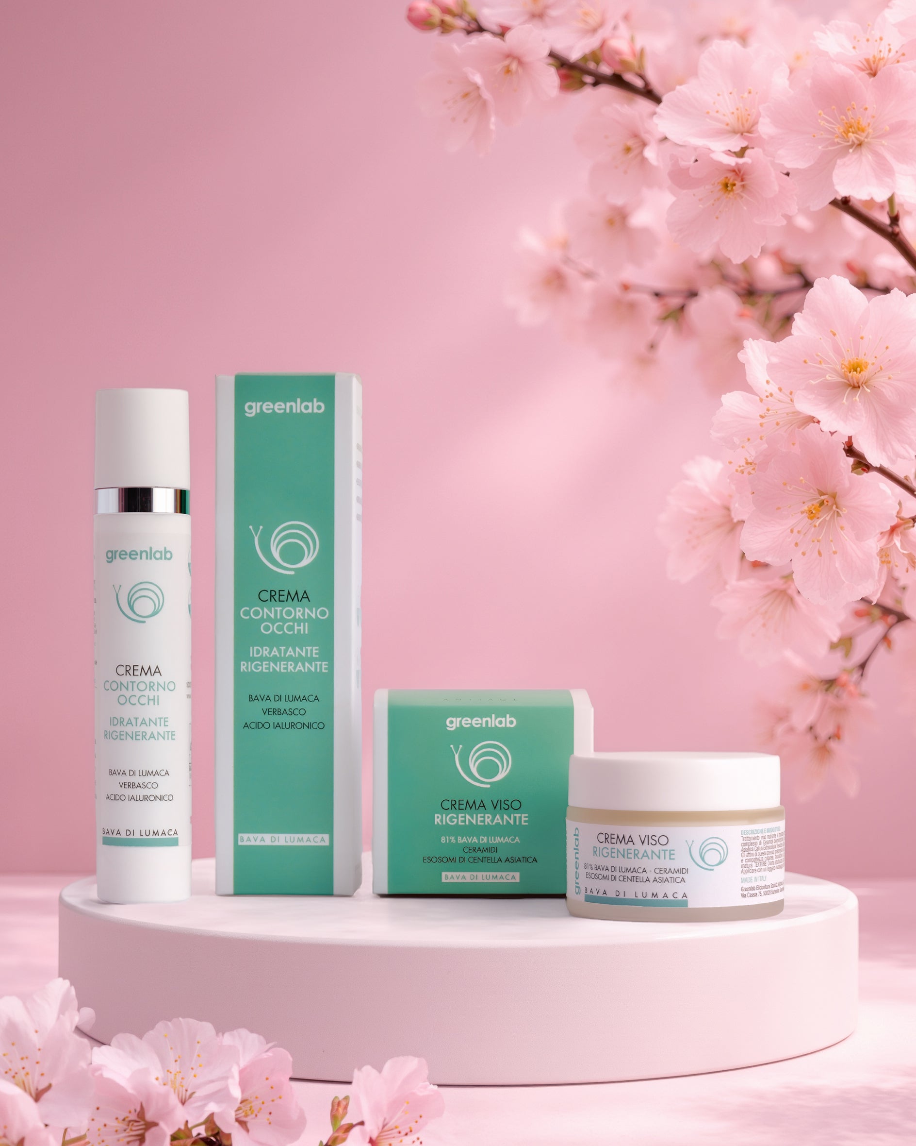 Crema Viso + Contorno Occhi e Labbra, Routine Rigenerante Completa