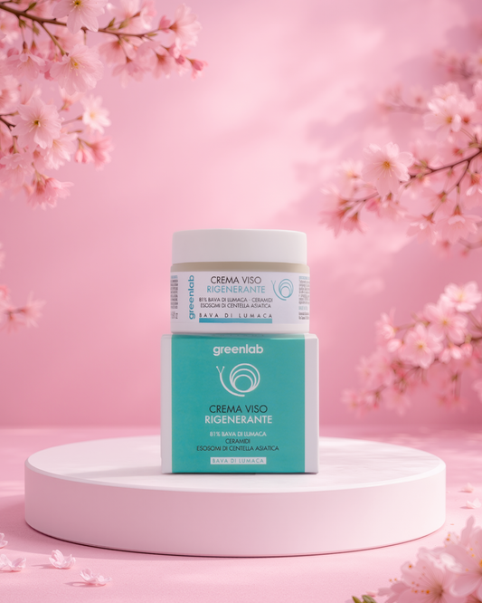 Crema Viso Rigenerante NUOVA FORMULA  con ESOSOMI di centella - riduce rughe e segni del tempo