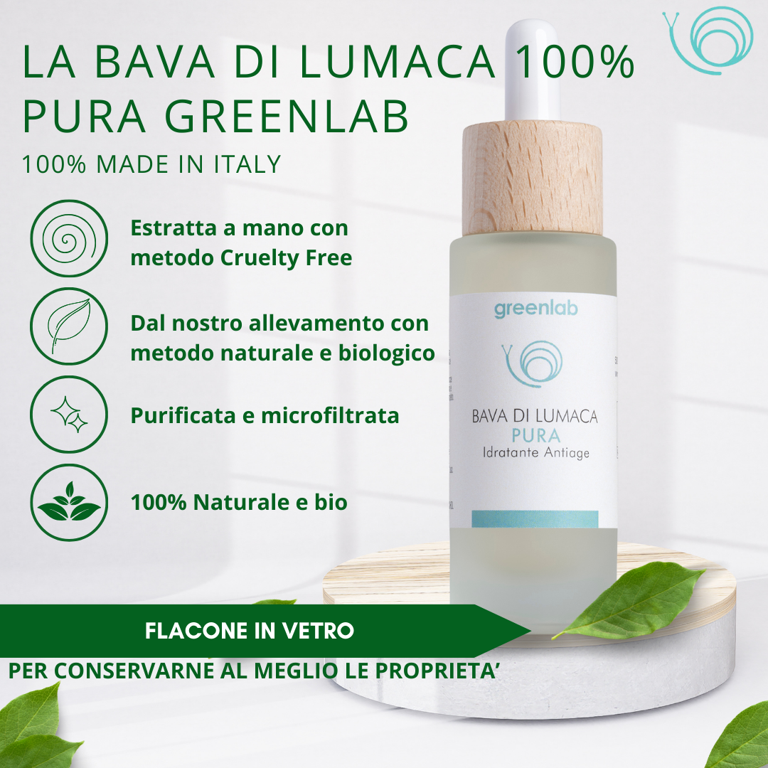 Bava di Lumaca Pura - Per tutti i problemi della pelle
