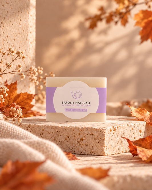 Sapone mani viso Olio di cocco e Bava di lumaca