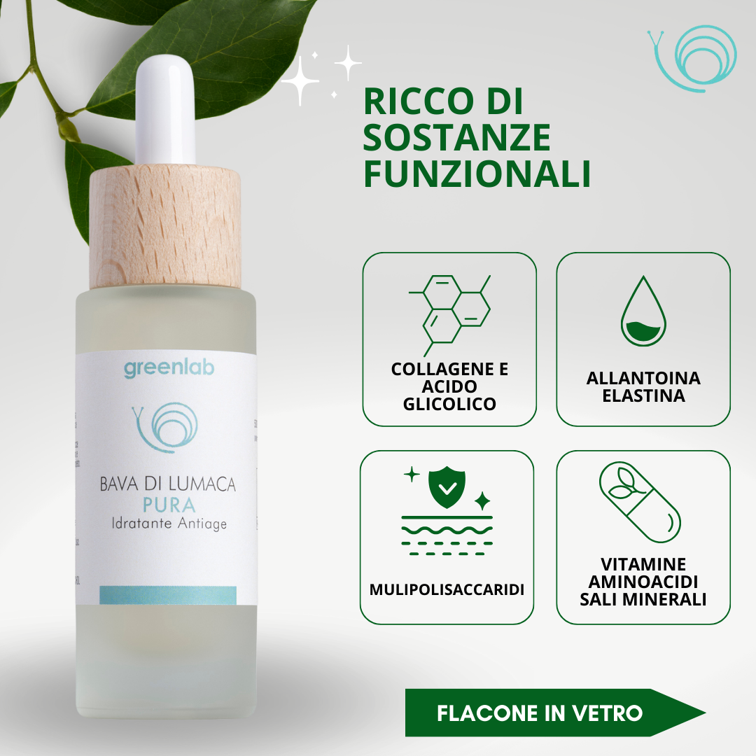 Bava di Lumaca Pura - Per tutti i problemi della pelle